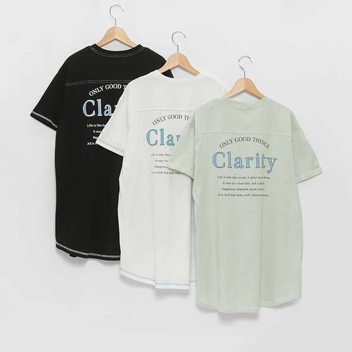 Functional Material Back Print T One-Piece Dress,Emerald green, medium image number 2