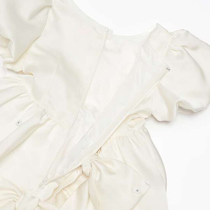 35th Rose Balloon Dress,Ivory, medium image number 13