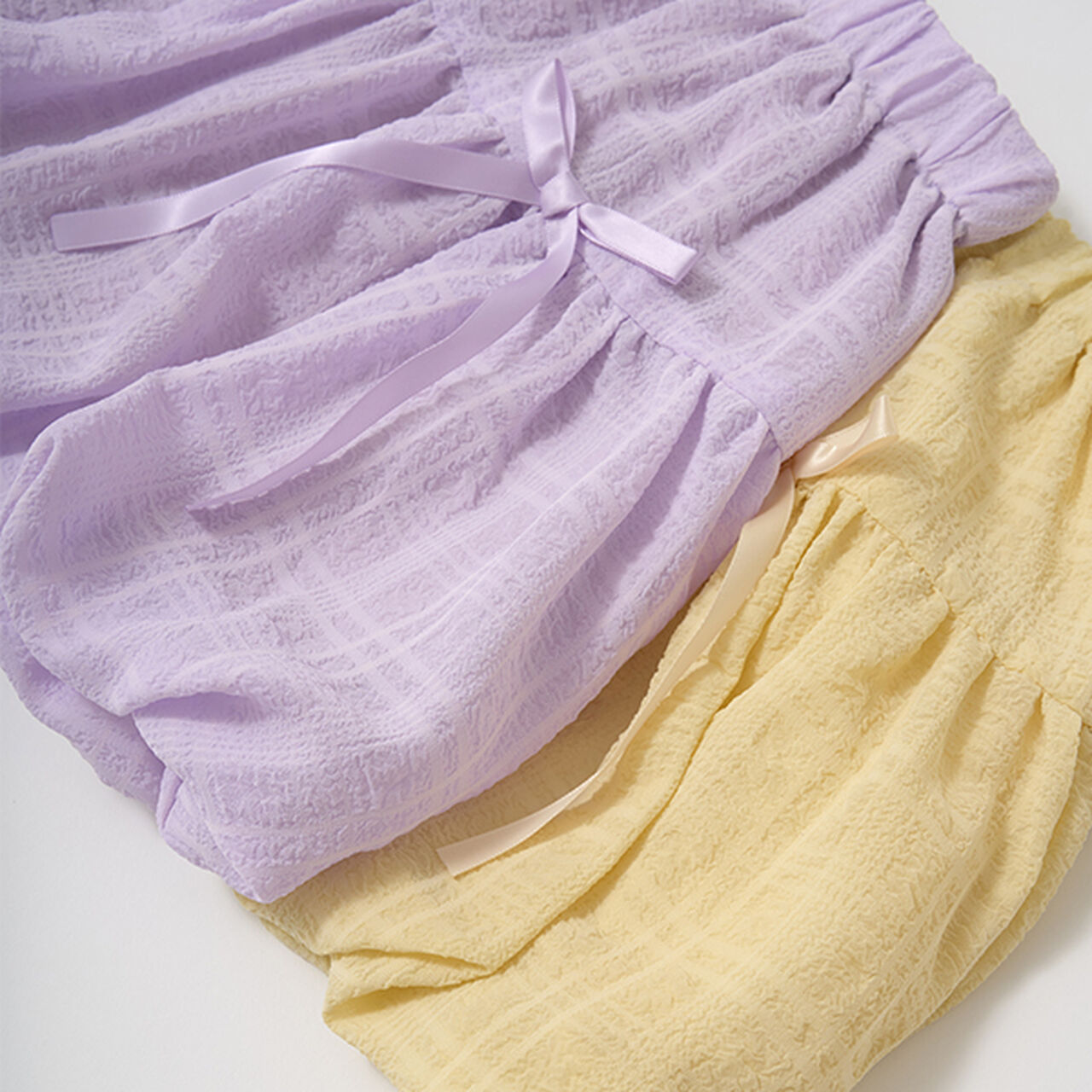 [Coordinatable Setup] Balloon Skirt with Ribbon,Lavender, large image number 15