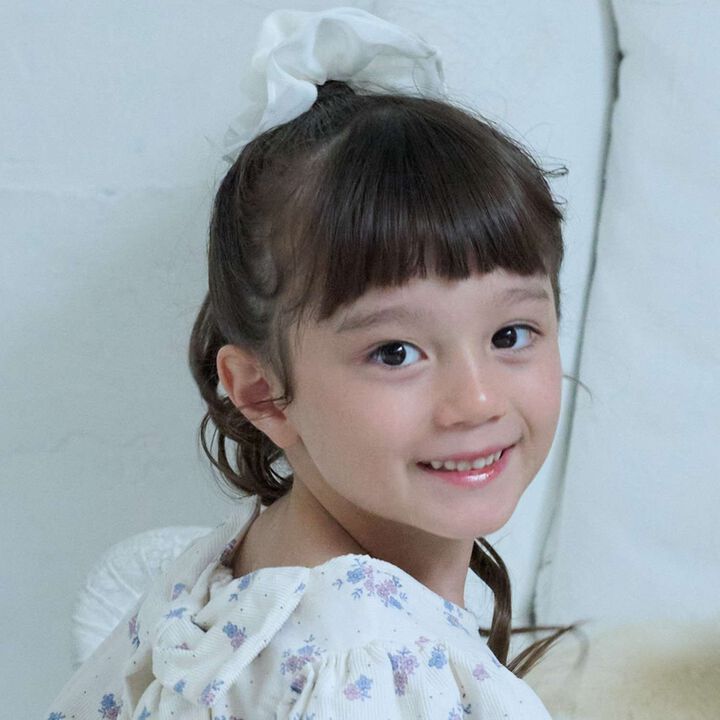 Organza Scrunchie,Ivory, medium image number 0