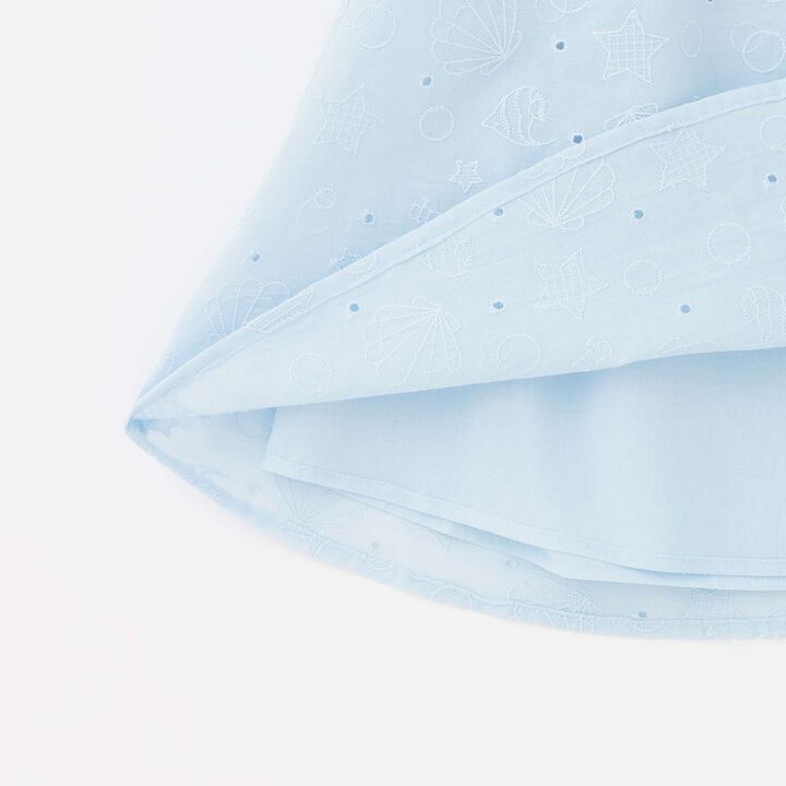 [Restocked] Shell Pattern Lace Tunic,Sax blue, medium image number 5