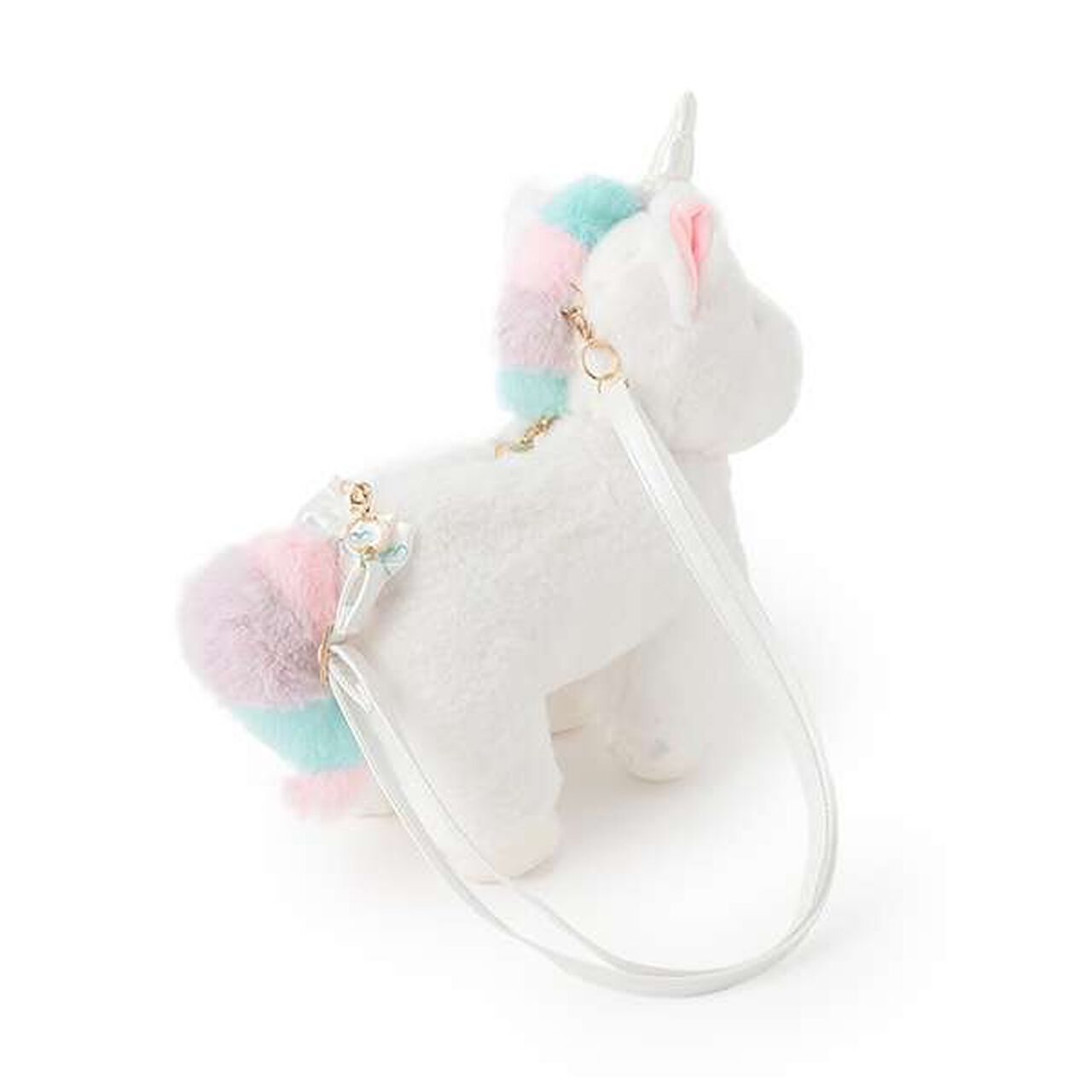 Fluffy Friends Plush Bag,Pink, large image number 9