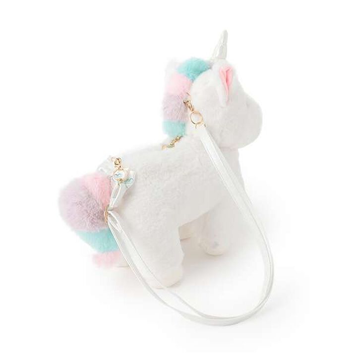 Fluffy Friends Plush Bag,Pink, medium image number 9