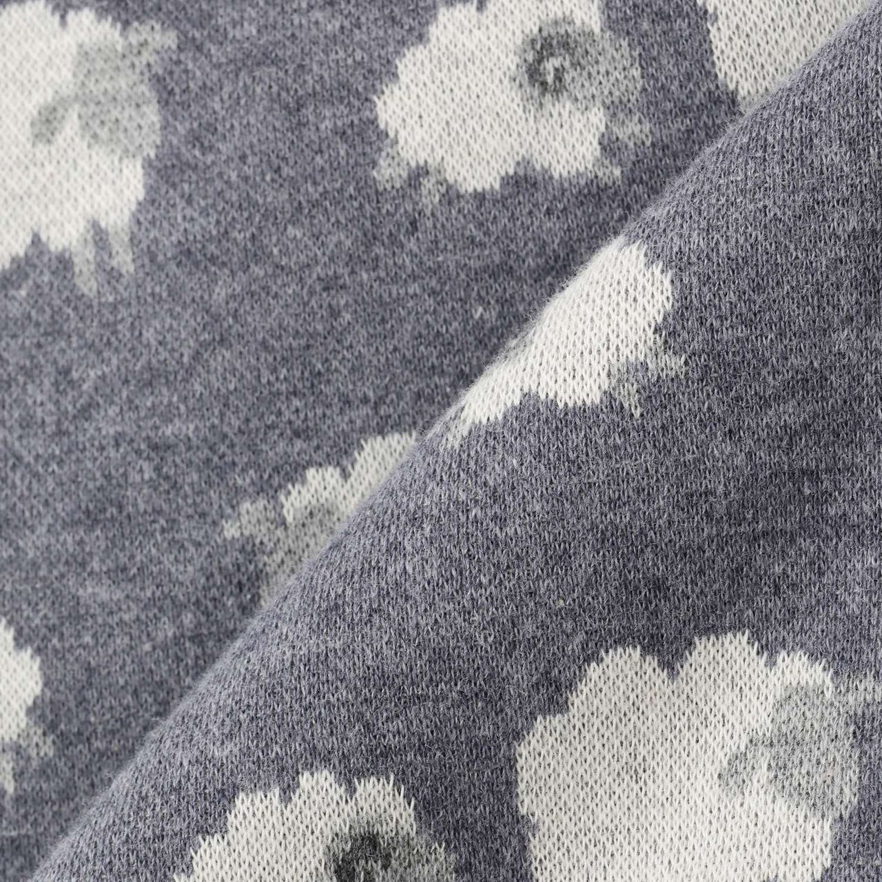 Organic Jacquard 4 WAY Walnut,Navy, large image number 7