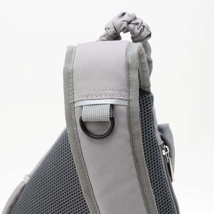 [Water-Repellent] Ribbon One-Shoulder Sling Bag,Black, medium image number 7