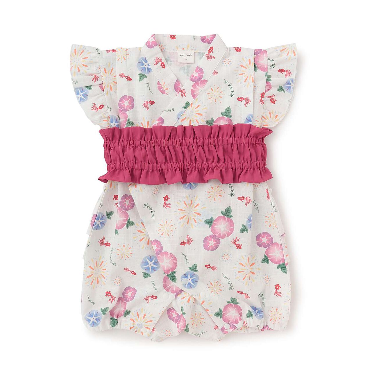 [Web Exclusive] Baby GIRLS Jinbei Set,Navy, large image number 5