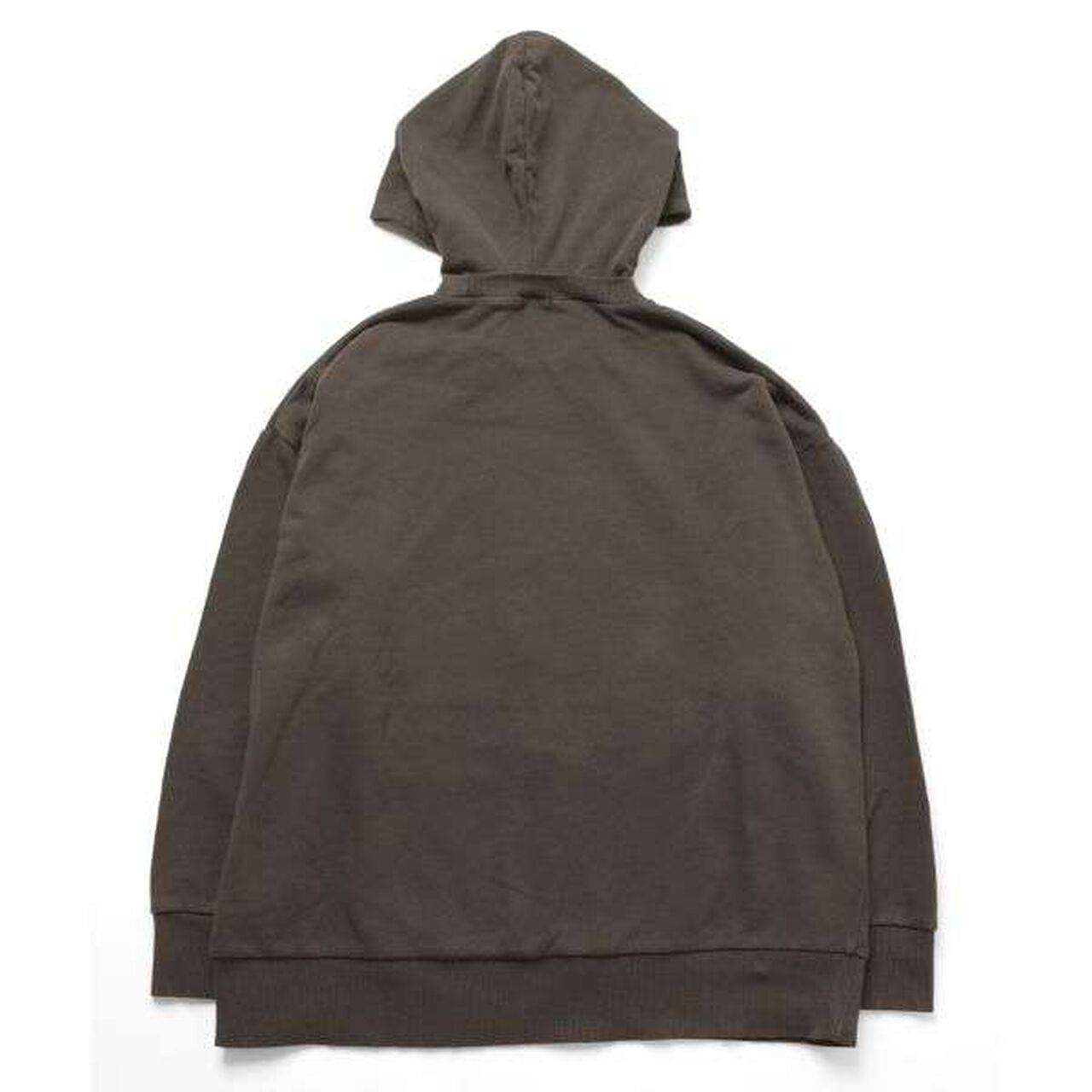 Fleece Pigment Mixed Material Big Parka with Pocket,Deep red, large image number 6