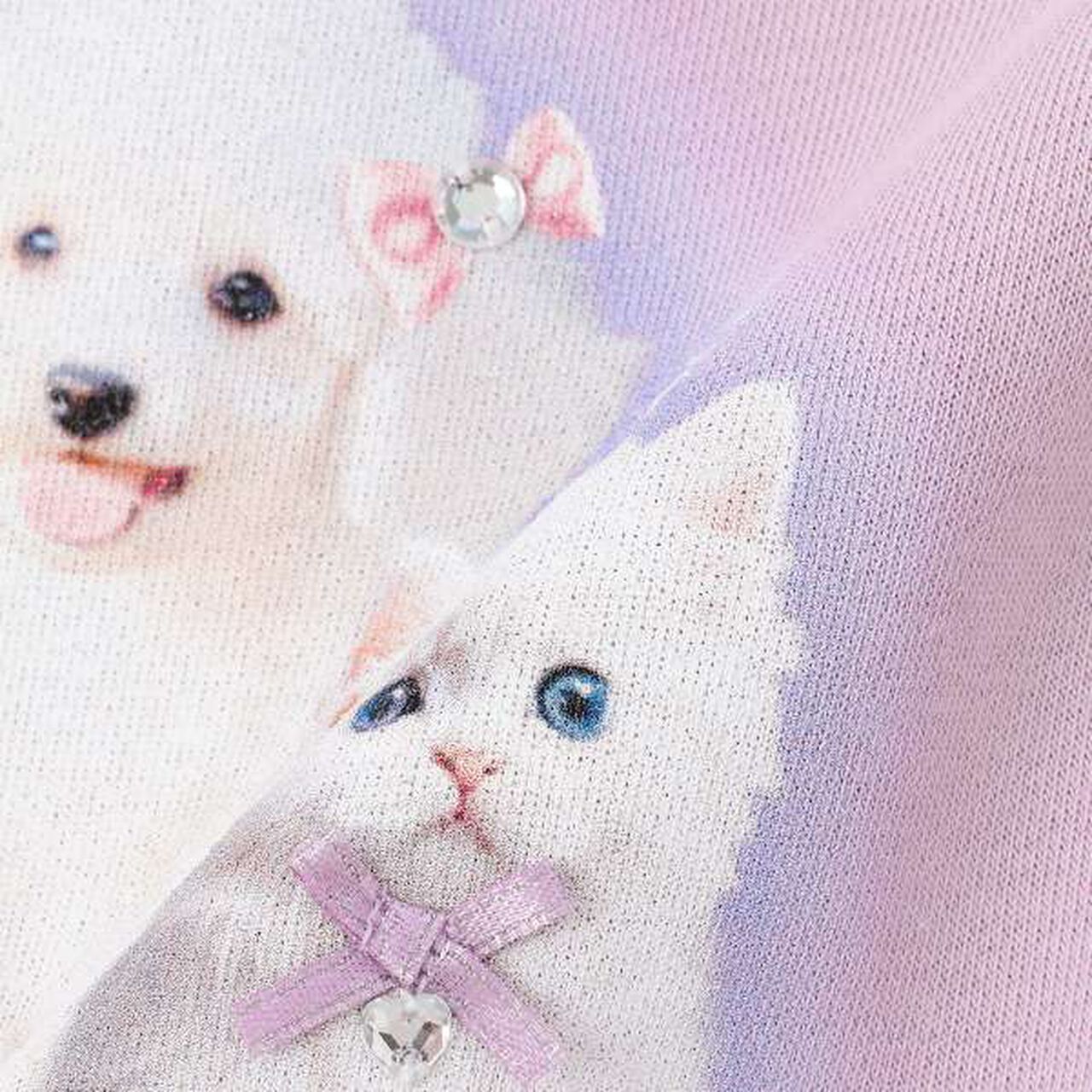 Animal Transfer Sweatshirt,Off white, large image number 6