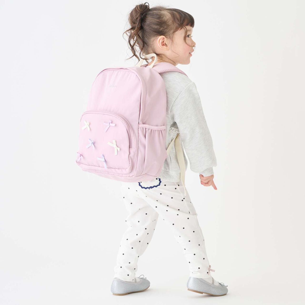 Assorted Backpack (M Size),Ivory, large image number 1