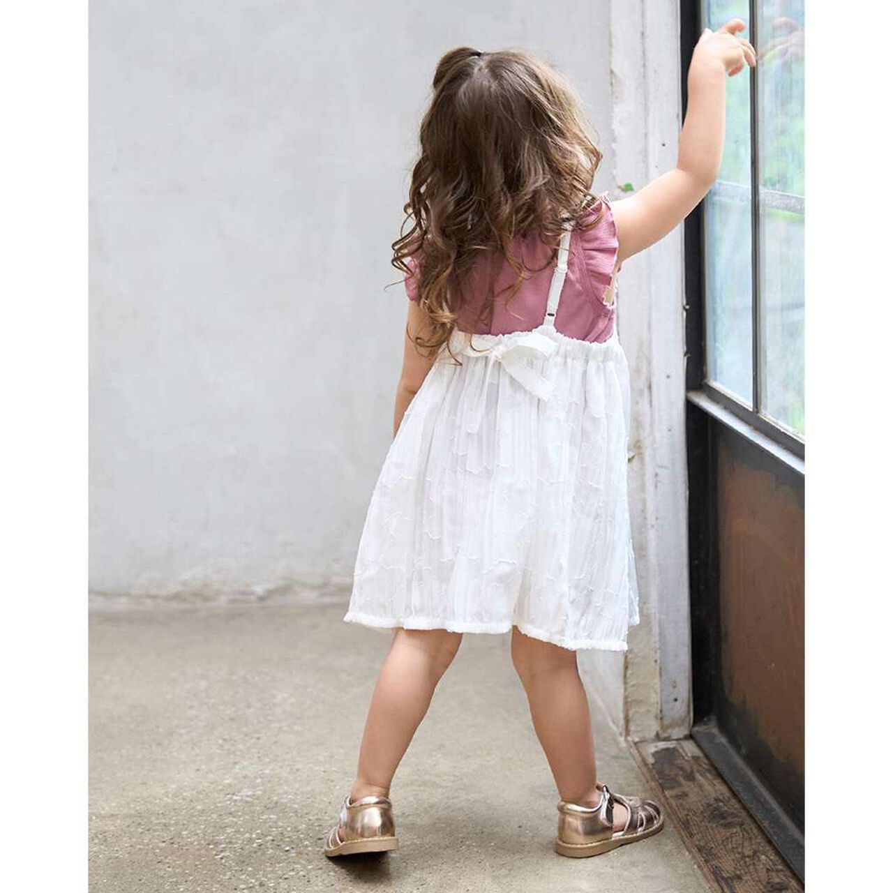 [Link] Jacquard Camisole Dress Set,Turquoise, large image number 1