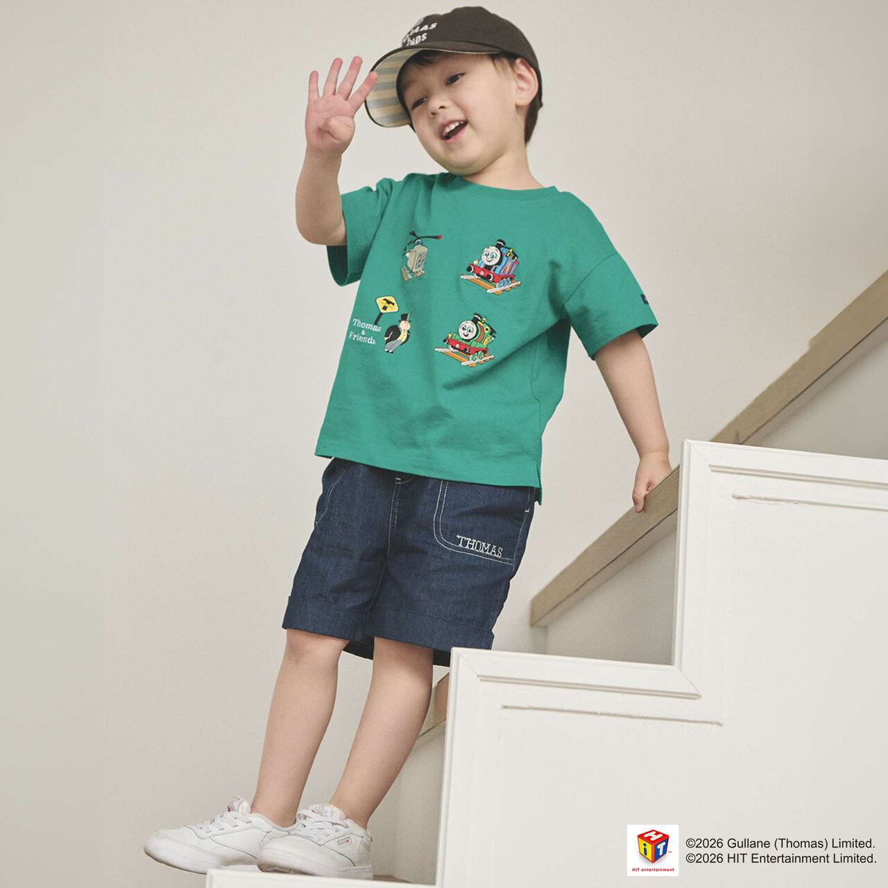 [Thomas the Tank Engine] Fabric Half Pants,Blue, large image number 0