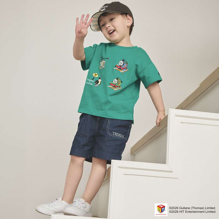 [Thomas the Tank Engine] Fabric Half Pants,Blue, medium image number 0