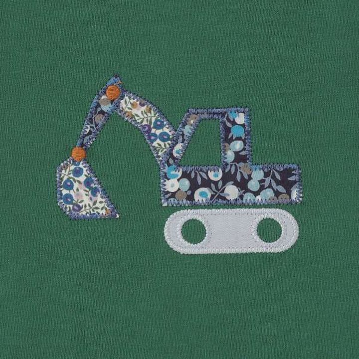 Liberty Fabric Working Cars Sweatshirt,Mustard, medium image number 4