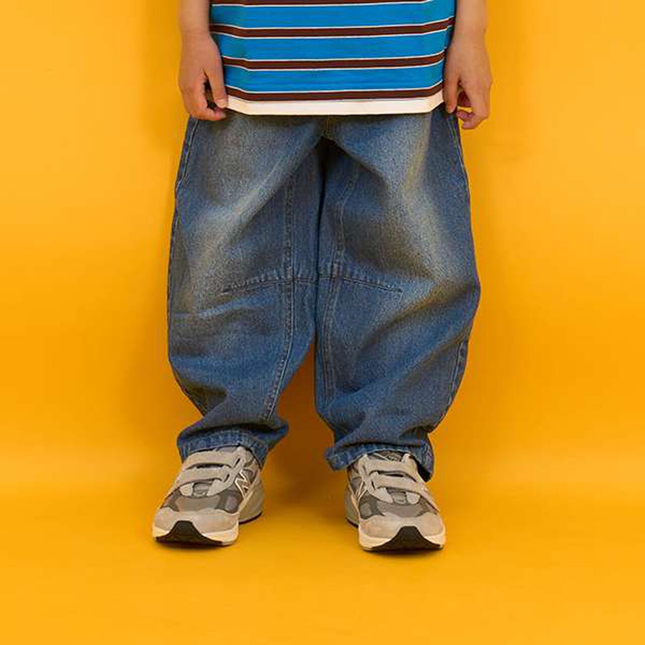 [SKIT0LY] Wide Curve Denim Pants,Light blue, large image number 0