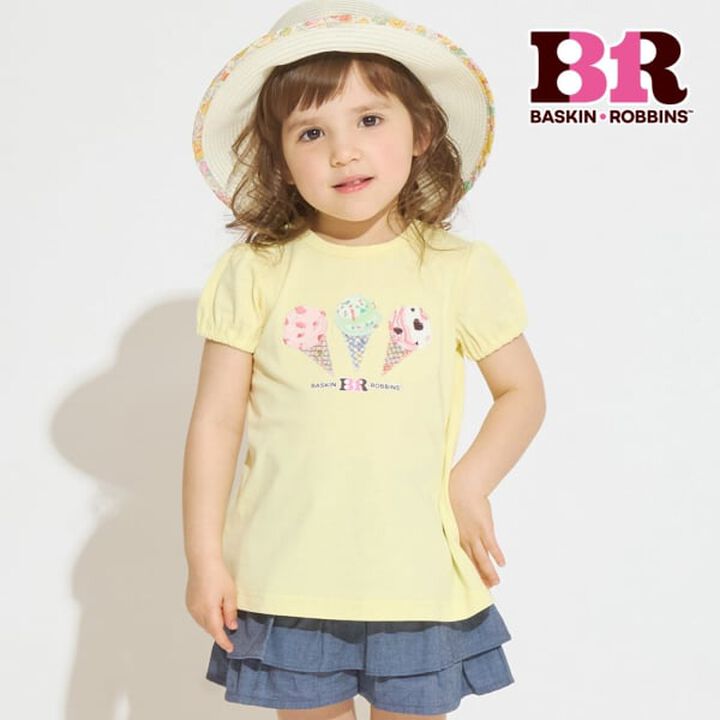 [31 Ice Cream] Liberty Appliqu&eacute; T-Shirt,, medium