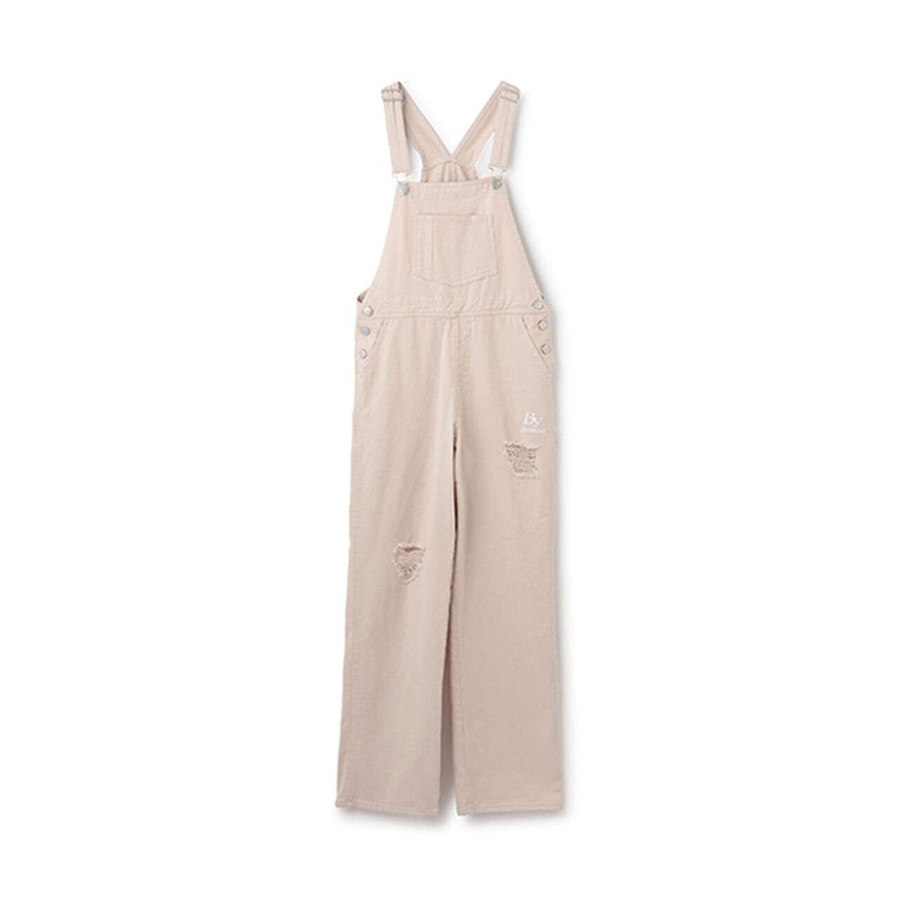 Damage Loose Overalls,Off white, large image number 0