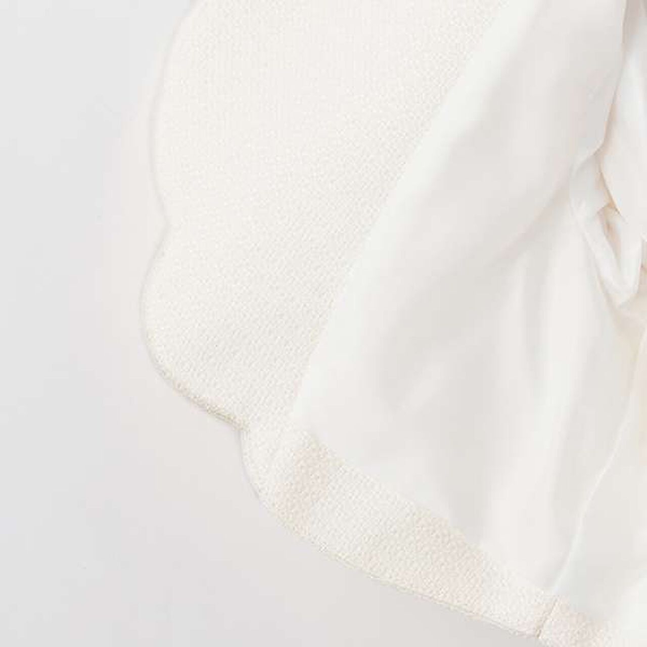 Long-Sleeve OP + Scallop Trim Jacket Set,Beige, large image number 20