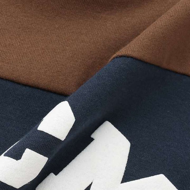 [MNCM] Bi-Color Big T-Shirt (Kaiteki Tenjiku),Navy, medium image number 9
