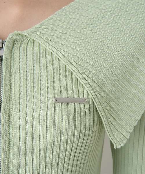 Sailor Collar Zip Knitwear | Narumiya Official Global Online Store