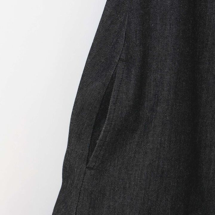 [AMI] Cool Touch Denim Balloon Jumper Skirt Inner Set,Black, medium image number 6