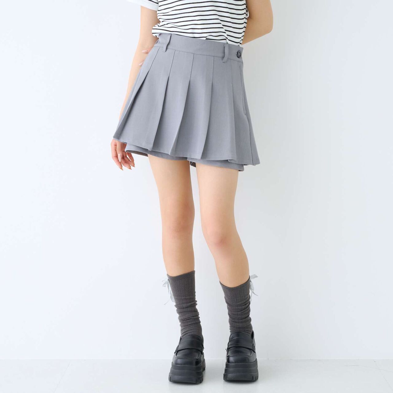 [LTXC] Stylish Flattering Micro Mini Skirt-Shorts,Brown, large image number 12