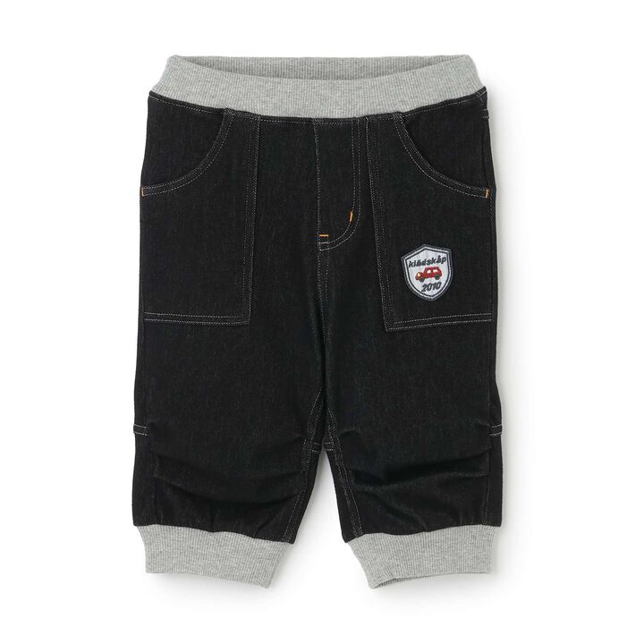 Kid's 6-Length Ribbed Hem Pants,Blue, medium image number 3