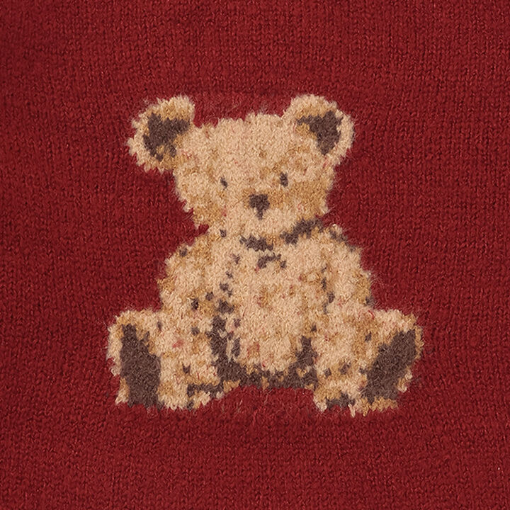 [Matching/Fluffy and Soft] Animal Knitwear (Kids Size),Ivory, medium image number 5