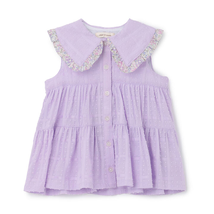 Liberty Frill Tunic,Lavender, medium