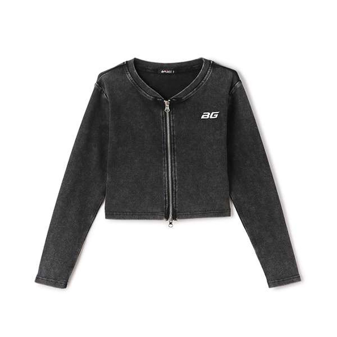 W Zip Tereko Cardigan,Off white, large image number 3