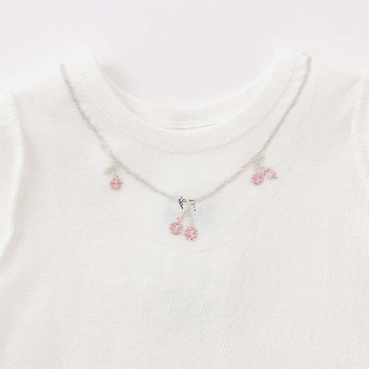 Affordable Girls Short Sleeve T-Shirt,Off white, large image number 22