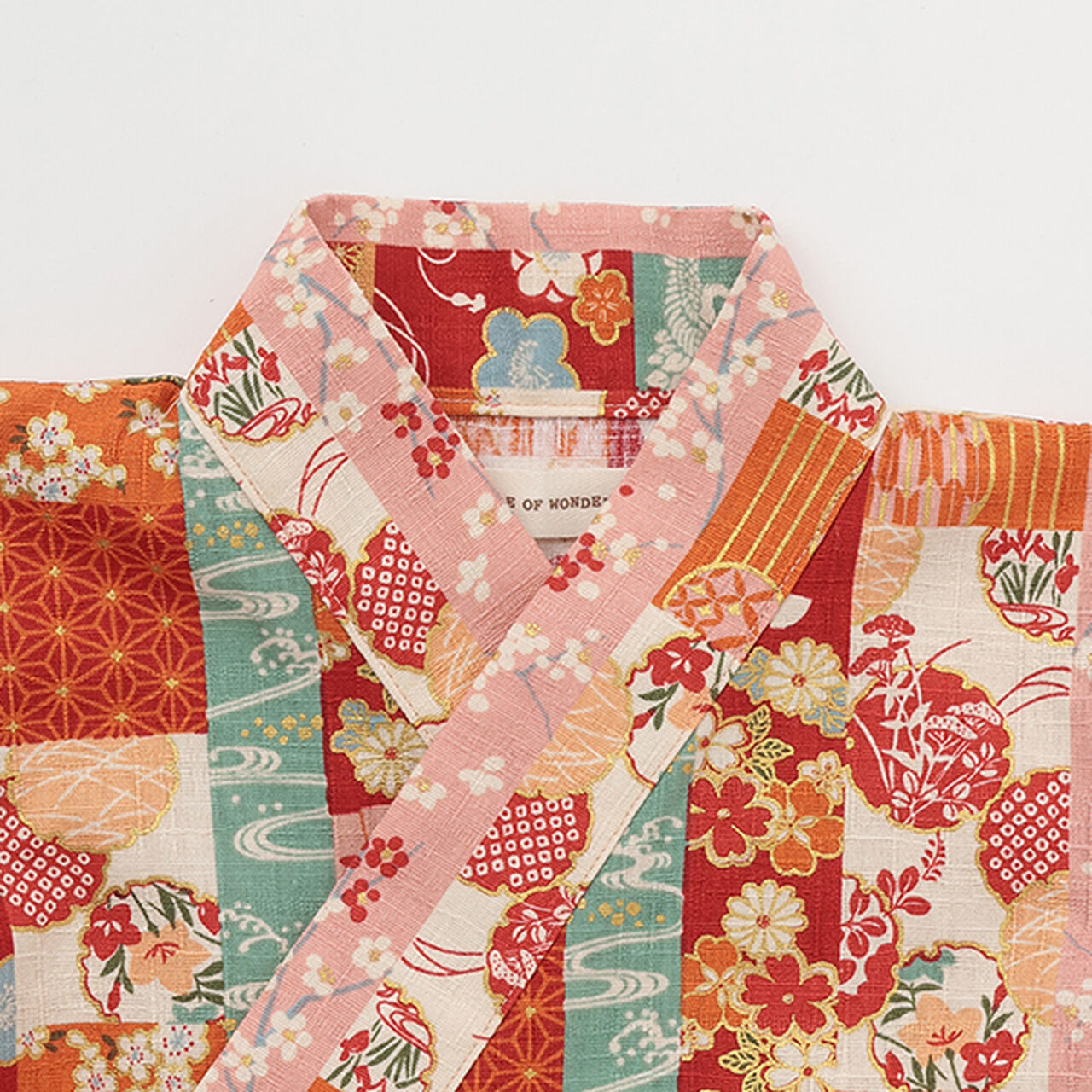 Jinbei Suit (Striped Patchwork Pattern),Purple, large image number 10