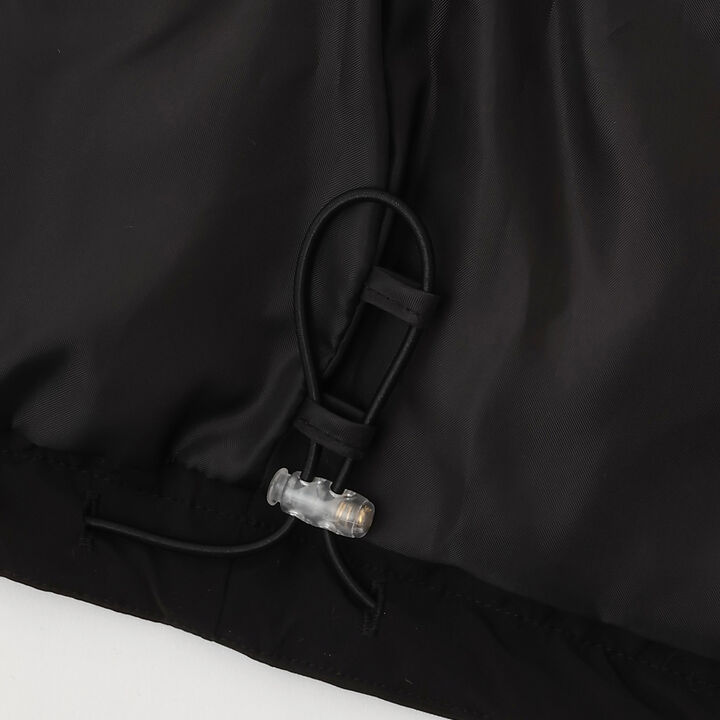 [AMI] Water-Repellent Padded Short Vest,Black, medium image number 5