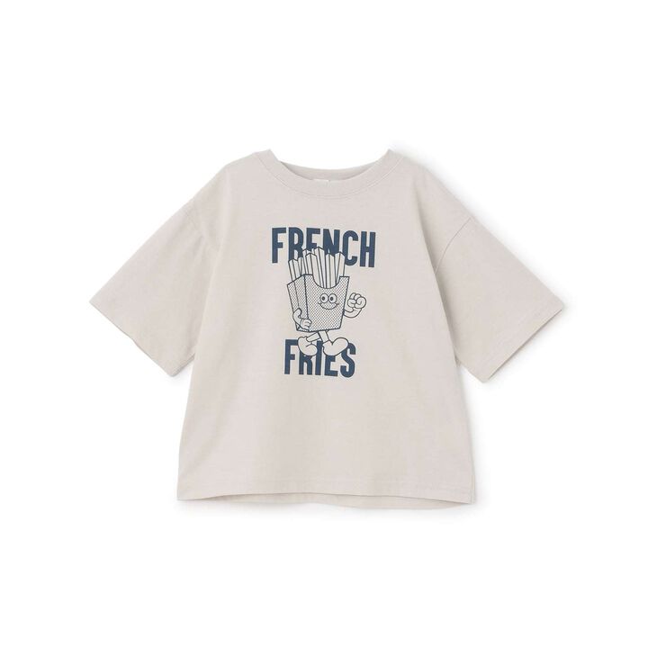 Anti-Stain Quick-Dry Junk Food Assortment Printed T-Shirt,Black, medium image number 2