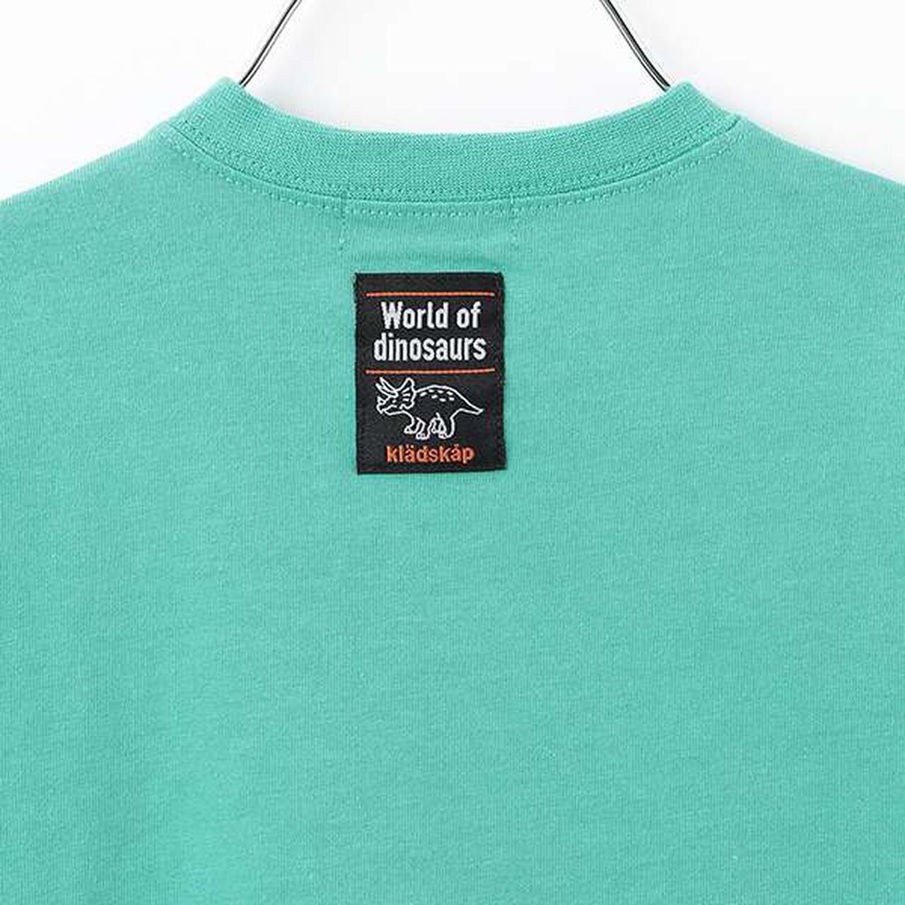 Skateboard Dinosaur Short Sleeve T-Shirt,Khaki, large image number 9