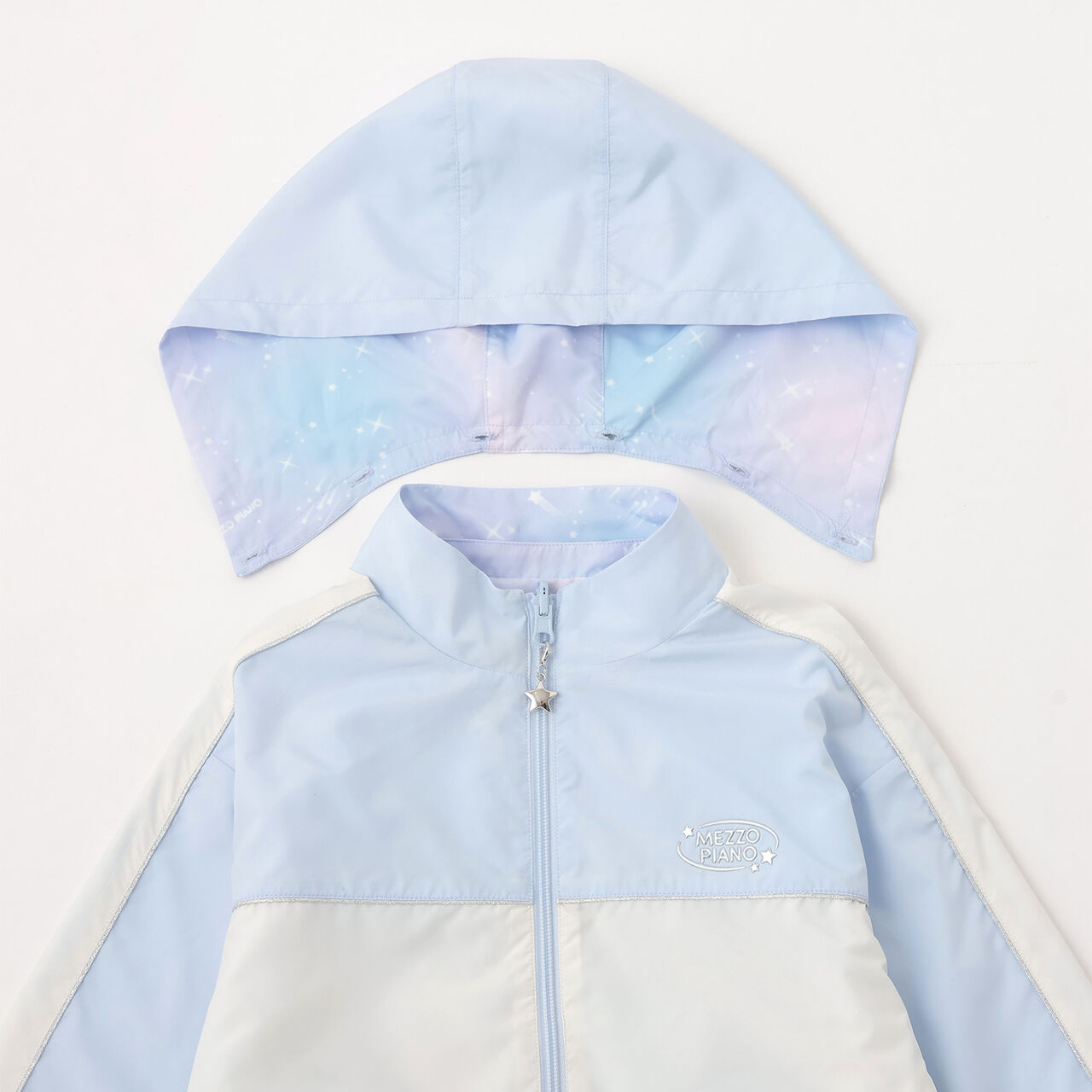 Reversible Bomber Jacket,Sax blue, large image number 4
