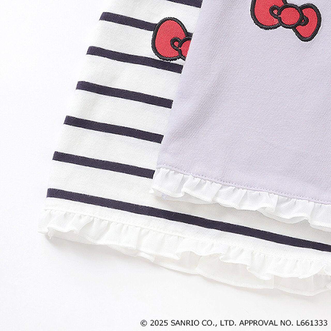 [Sanrio Characters] Ribbon Appliqué T-Shirt,Navy, large image number 13