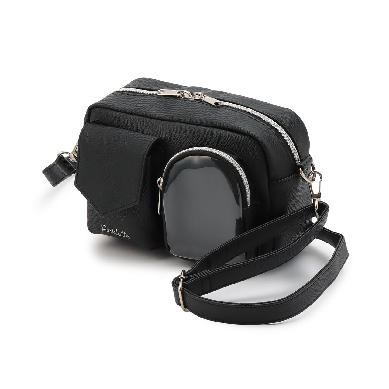 W Pocket Checkered Square SD,Black, large image number 13