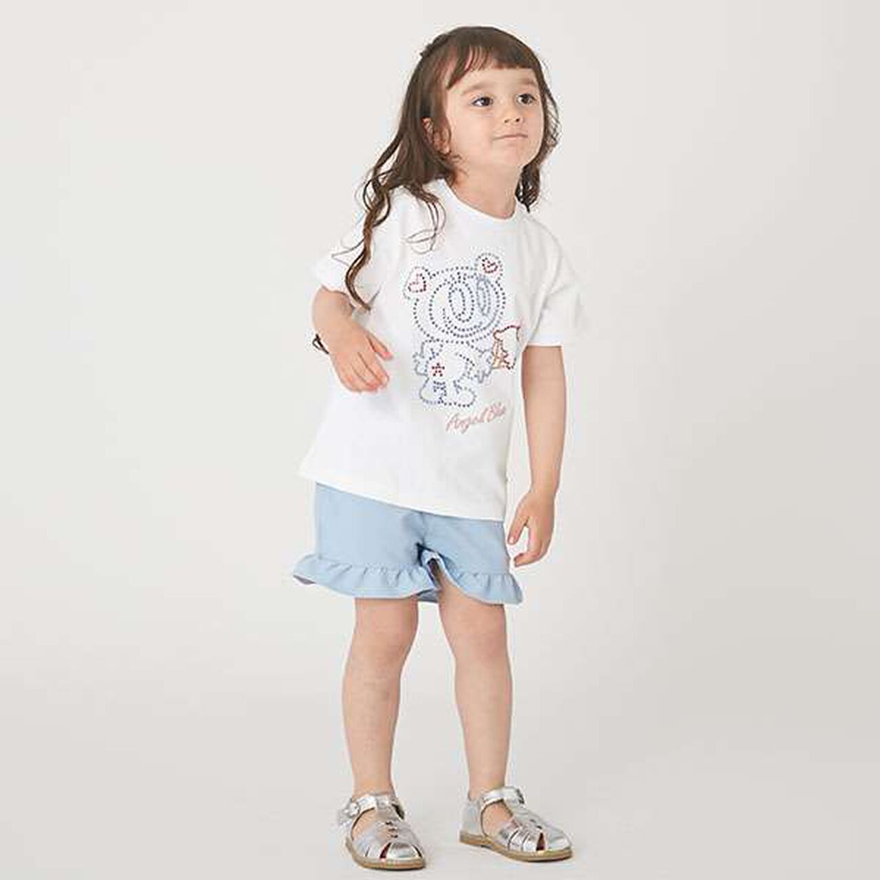 Mr. Nakamura Sparkling Stone T-Shirt [100 cm],White, large image number 2