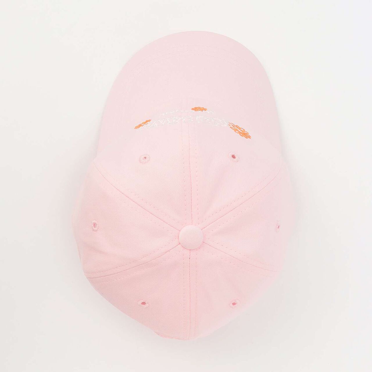 Flower Embroidery Cap,Beige, large image number 3