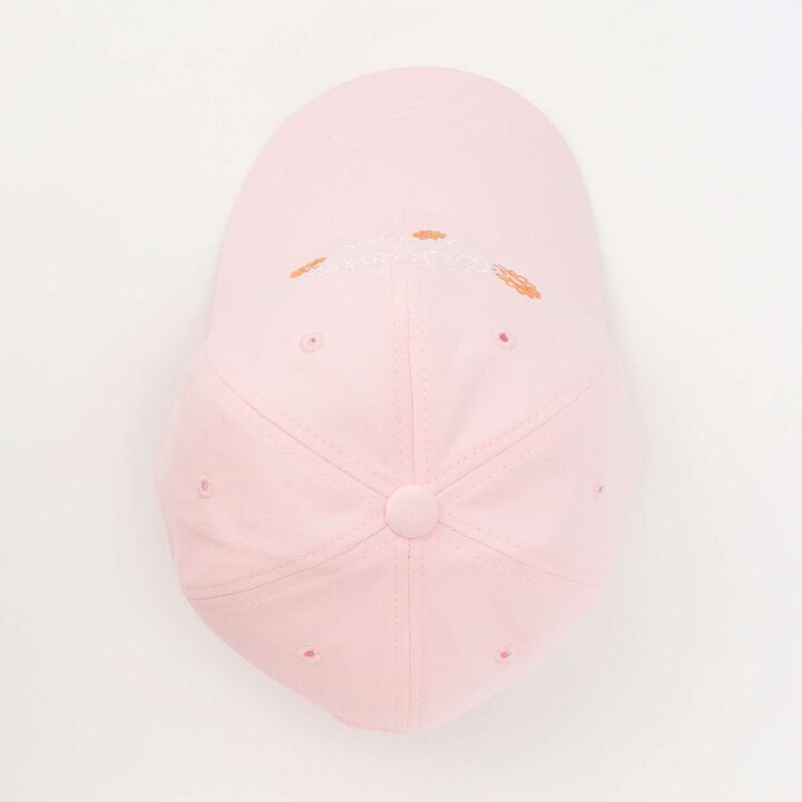 Flower Embroidery Cap,Beige, medium image number 3