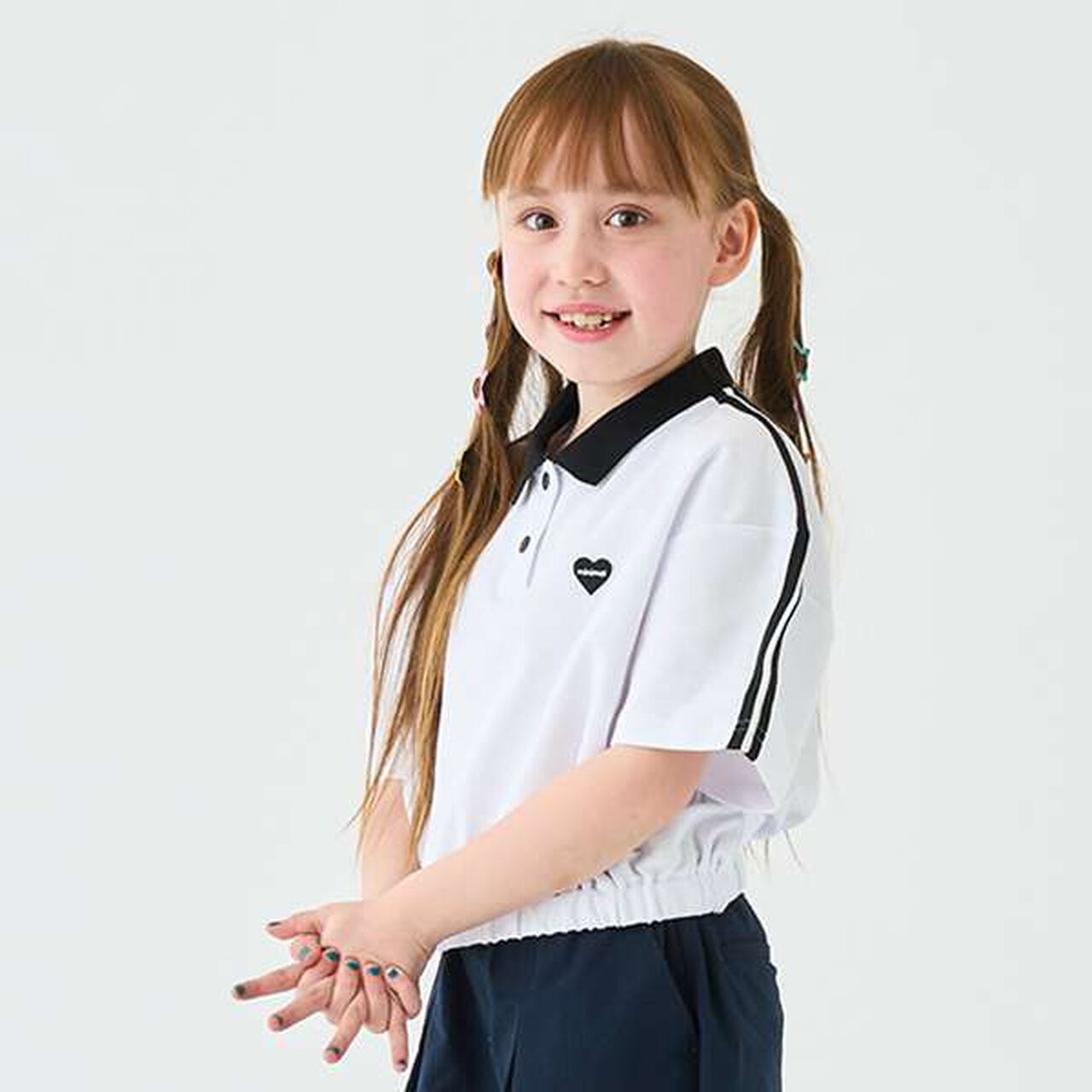 Short Sleeve Polo Shirt,White, large image number 20