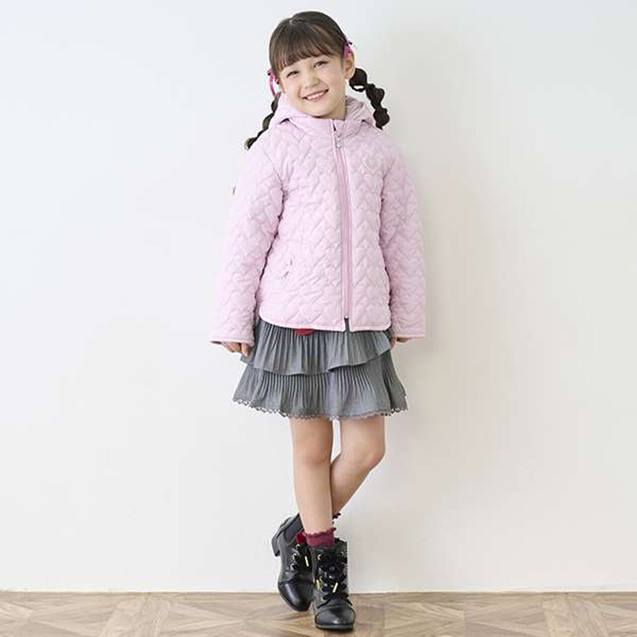 Heart Quilt Jacket,Lavender, large image number 9