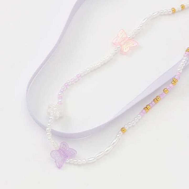 Assorted Motif Necklace,Light green, medium image number 15