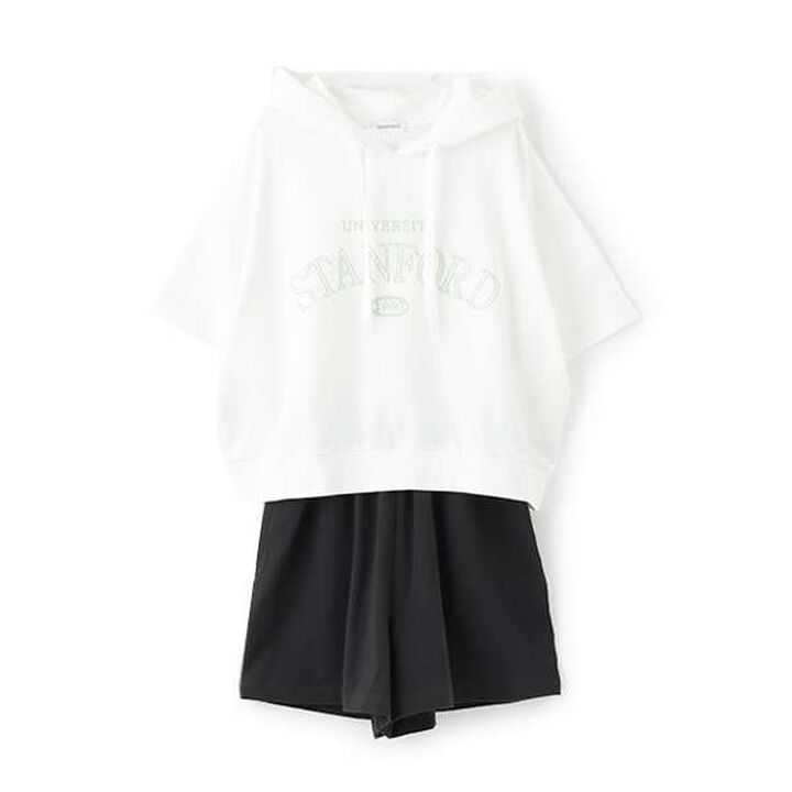 Short-Sleeve Parka Setup,Black, medium image number 7