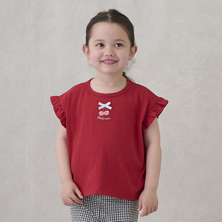 [Affordable] Girls Short-Sleeve T-Shirt,Emerald green, medium image number 34