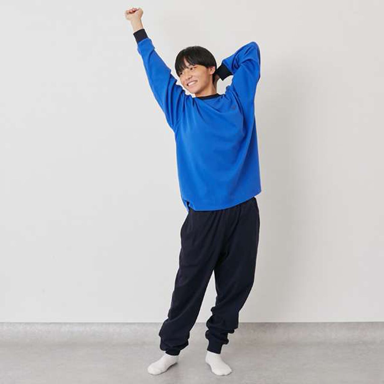 Smooth Roomwear Set,Blue, large image number 0