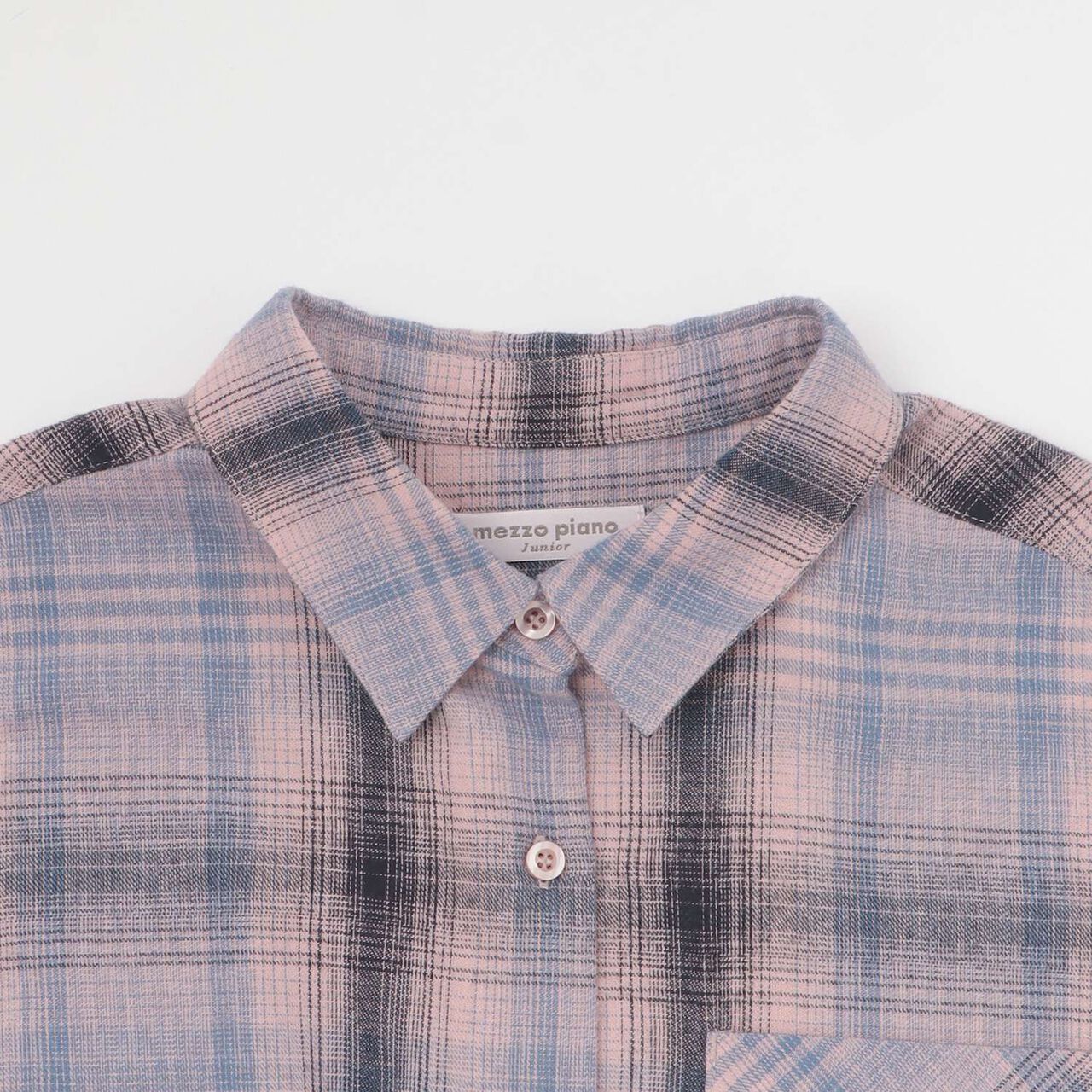 Shirt & Lace T-Shirt Set,Gray, large image number 8