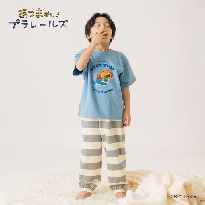 Gather! Plarails Pajamas for Sleep,Light blue, medium image number 0