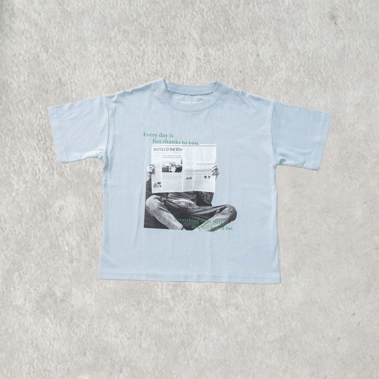 [365D] [Papa Link] Kids Photo Half T-Shirt,Light gray, large image number 17