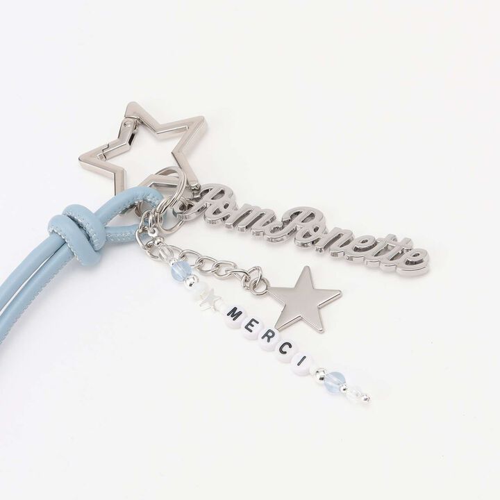 Sparkling Star Logo Charm,Light blue, medium image number 2